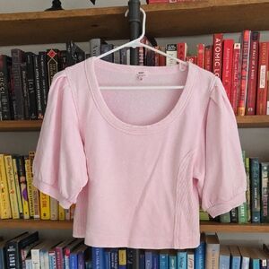 Aerie Seams Right Short Sleeve Sweatshirt